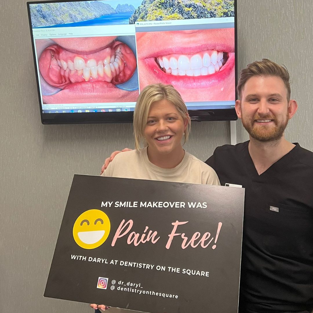 Dentistry On The Square, Pain Free Dentist Glasgow - OrthoFX Solutions Before and after treatment at Dentistry On The Square in Glasgow