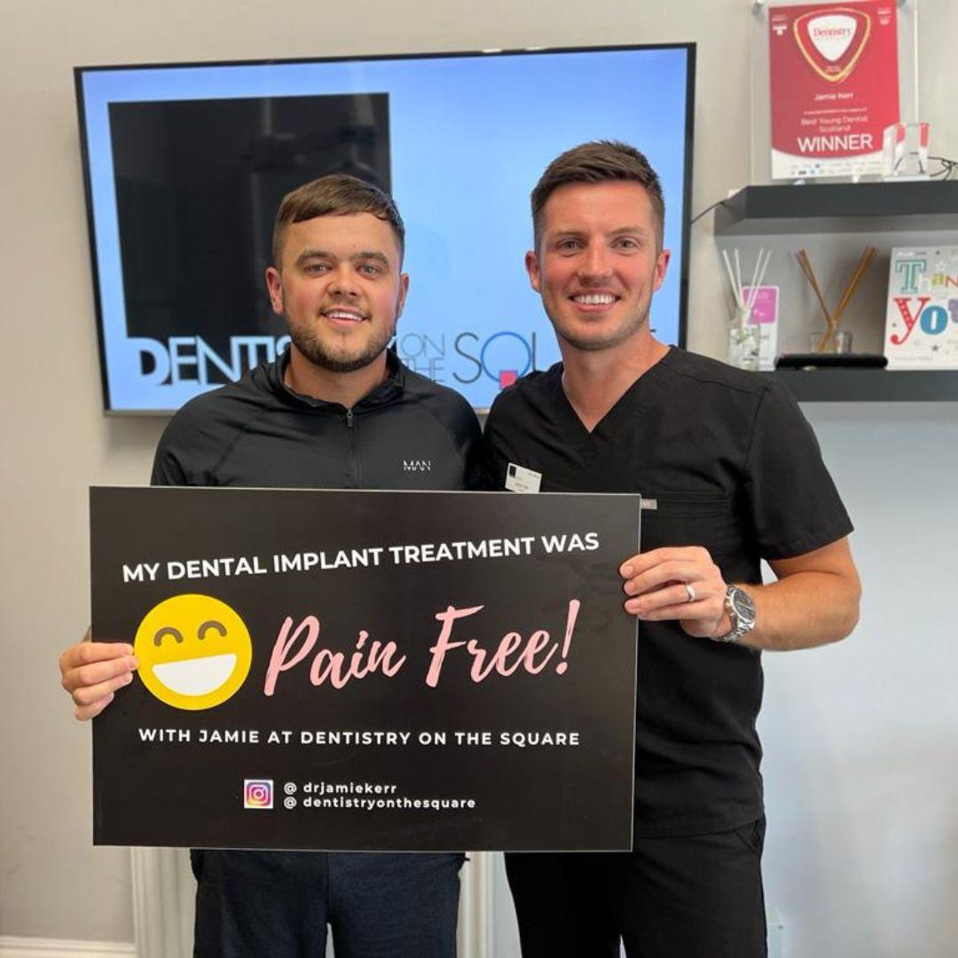 Pain free dentist Glasgow