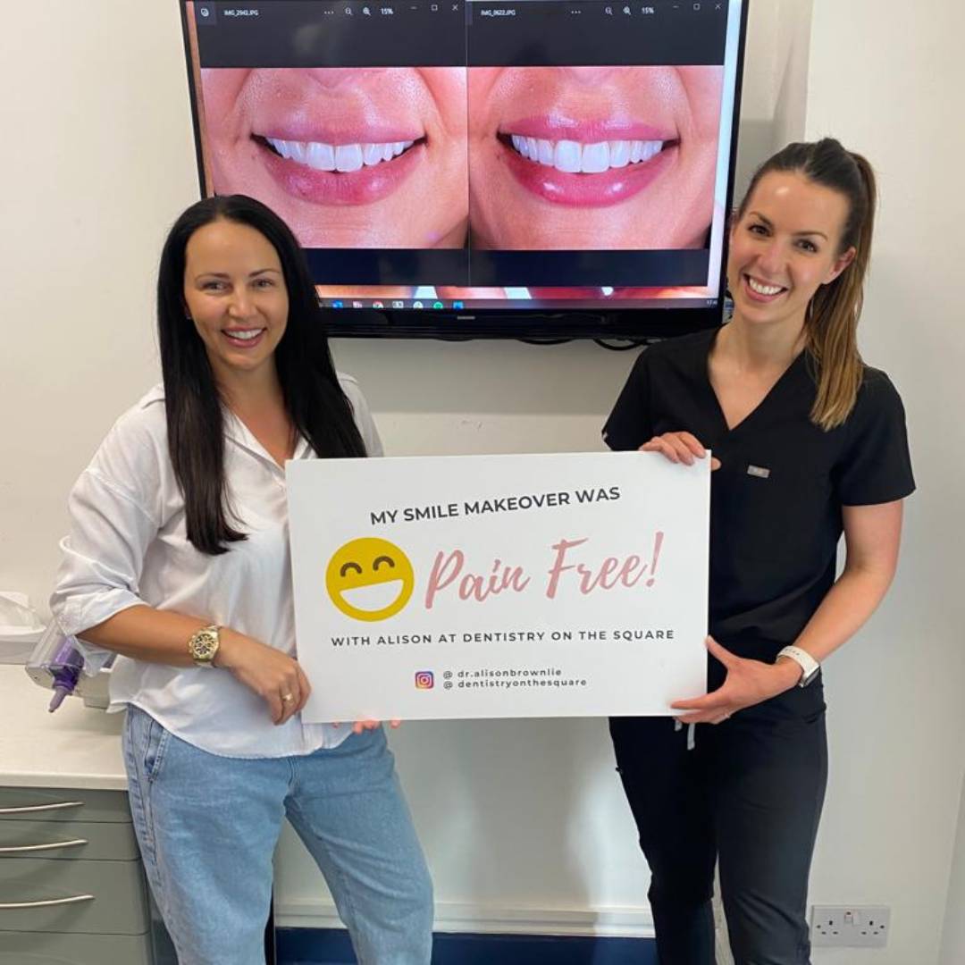 Dentistry On The Square, Pain Free Dentist Glasgow - OrthoFX Solutions Before and after treatment at Dentistry On The Square in Glasgow