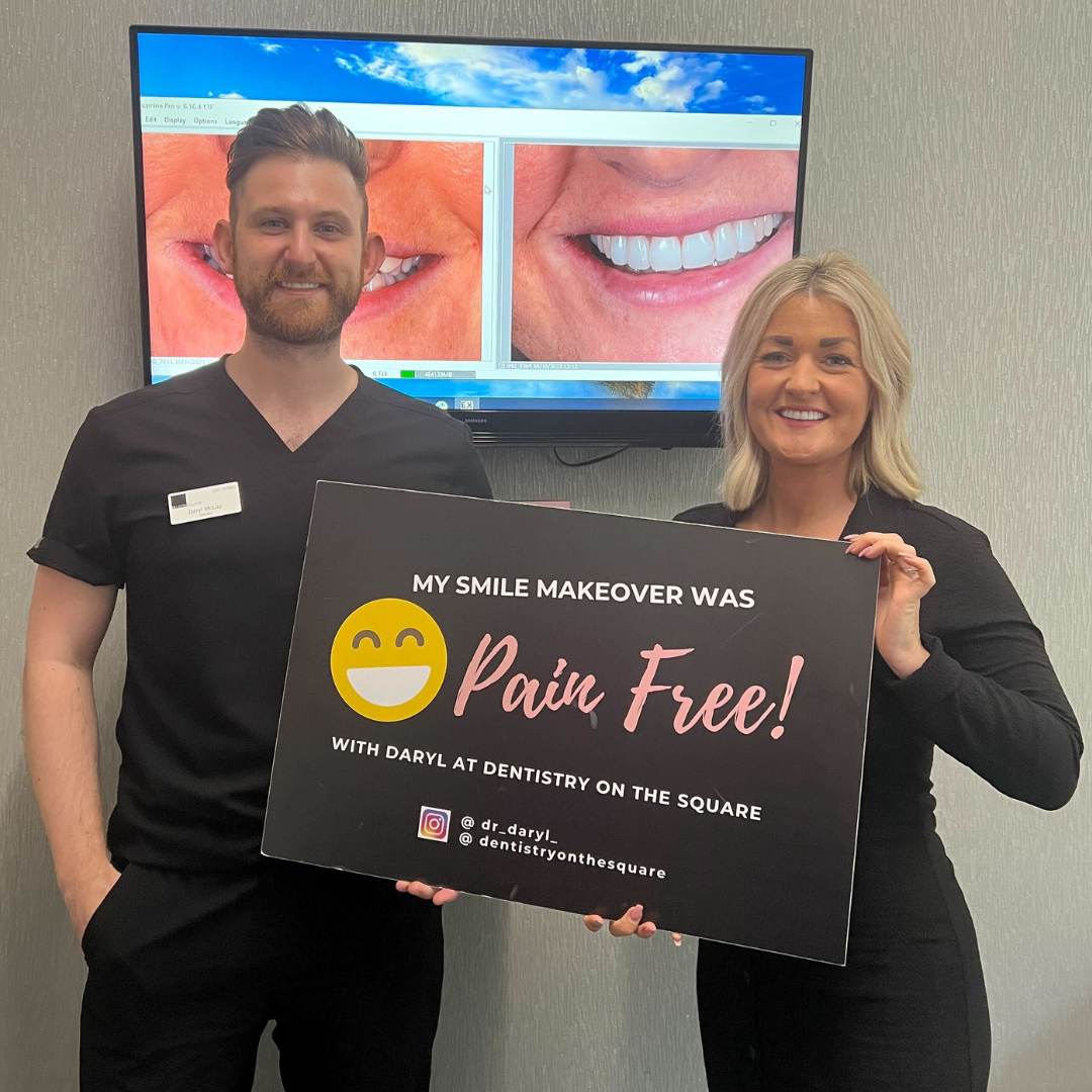 Dentistry On The Square, Pain Free Dentist Glasgow - OrthoFX Solutions Before and after treatment at Dentistry On The Square in Glasgow